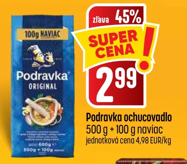 Podravka ochucovadlo (akcia COOP)