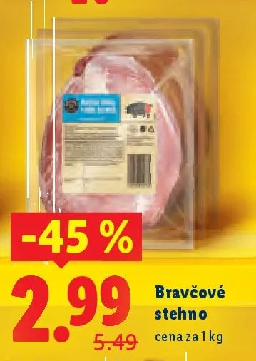 Bravčové stehno (akcia Lidl)